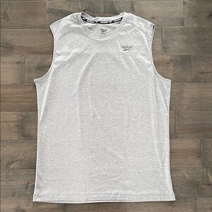 Reebok Light Gray Men's Tank Top